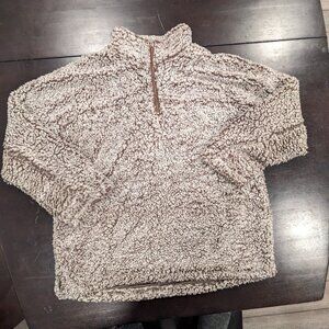 Altar'd State Sherpa Quarter Zip Size Large